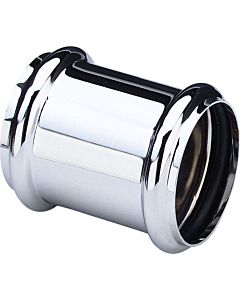 Viega Muffe 5695 DN 32, verchromt, mit zwei O-Ringen