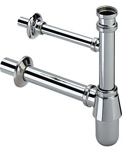 Viega bottle odor trap 125455 G 2000 2000 / 4x32mm, chrome-plated brass, with adjustable screw connection