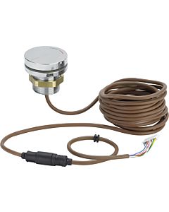 Viega Multiplex Trio control element 684600 cable length 3000mm, chrome-plated brass, on / off, hot / cold water