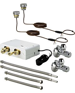 Viega Multiplex Trio Funktionseinheit 682972 elektronisch, 2 Bedienelemente, Messing verchromt