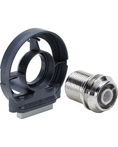 Viega flange 734626 68.2 mm, plastic gray, for water inlet, with fastening screws