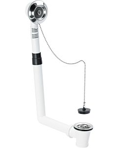 Viega Citaplex Ab-/Überlaufgarnitur 111564 G 1 1/2, Edelstahl poliert, ohne Geruchsverschluss