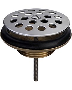 Viega Ablaufventil 117146 G 2xDN 80, Edelstahl, Ventilunterteil Messing, mit Sieb