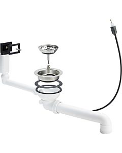 Viega drain valve 678562 G 2000 2000 / 2, white plastic, with Bowden cable 2000