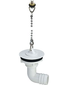 Viega Ablaufventil 125523 G 3/4xDN 50, Kunststoff weiß, für Kleinspüle