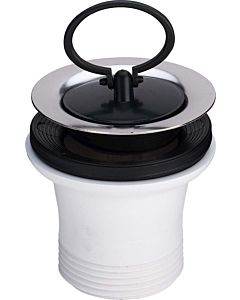Viega vanne de vidange 104849 G 2000 2000 / 2xDN 70, plastique blanc , avec bouchon / porte-clés
