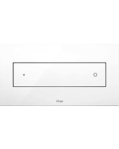 Viega Visign pour plaque de commande Style 596743 271x140 x 7 mm, pour réservoir à encastrer, plastique blanc