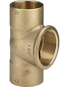 Viega tee 123390 35 mm x Rp 3/4 x 35 mm, gunmetal