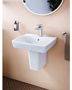 Vitra Metropole Waschtisch 5661B003-0001 weiß, 50 x 46 cm, mit Überlauf und Hahnloch