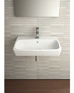 Vitra Metropole Waschtisch 5662B003-0002 weiß, 60 x 46 cm, mit Hahnloch und Überlauf