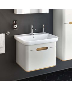 VitrA Sento vanity unit set 65985 63x48.5x52cm, 1 full extension drawer, light grey matt, decor