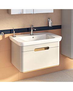 VitrA Sento Waschtisch-Möbel-Set 65986 78x48,5x52cm, 1 Vollauszug, hellgrau matt, Dekor