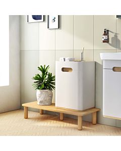 VitrA Sento Halbhochschrank 66010 40x29,5x58cm, Türanschlag links, hellgrau matt, Dekor