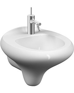 Vitra Istanbul wall Bidet 4516B403-1599 blanc VC, sans trop-plein / trou de robinetterie au centre