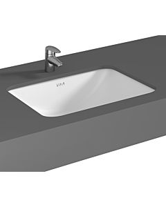 Lavabo encastré VitrA S20 5339B003-0012 48 x 36 cm, avec trop-plein et kit de fixation, blanc