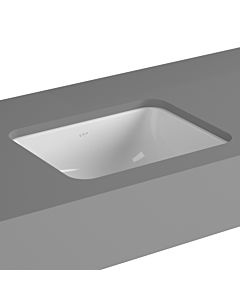 VitrA S20 Unterbau-Waschtisch 5473B003-0618 37,5 x 30 cm, weiß, mit Überlauf/ohne Hahnloch
