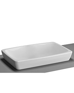 VitrA Bad Metropole Aufsatzwaschtisch 5668B0030016 60 x 40, weiss, Rückseite glasiert., ohne Überlauf