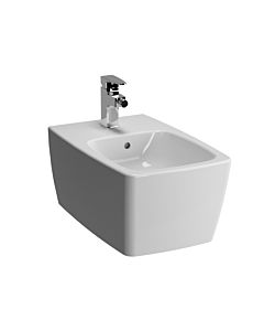 VitrA Metropole Wand-Bidet 5675B003-1046 Überlauf, 1 Hahnloch mittig, 36x56cm, weiß