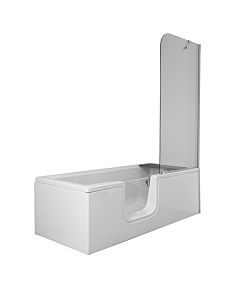 VitrA Conforma Badewanne 57940001000 170 x 75 cm, rechteckig mit Einstieg links, weiß