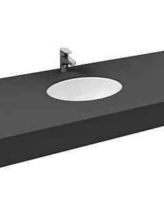 Lavabo sous plan VitrA S20 6039B003-0012 42 x 33 cm, blanc, ovale, trop-plein frontal, sans perçage pour robinetterie