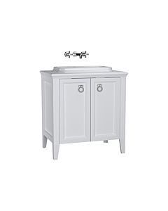 VitrA Valarte built-in vanity unit set 62168 77.5 x 52 x 87.5 cm, 2 doors, body white matt/washbasin white high gloss