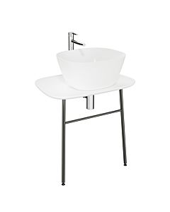 VitrA Plural vanity unit 62560 68.5 x 49 x 66 cm, flat, wall-mounted, white high-gloss top