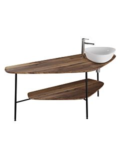 VitrA Plural Waschtisch-Konsole 64041 161,5 x 66 x 70,5 cm, Walnuss, 1 Ausschnitt rechts