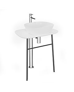 Vitra vasque Vitra plural 64054 68,5 x 49 x 74 cm, haut, à poser, blanc brillant