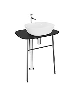 VitrA Plural vanity unit 64056 68.5 x 49 x 74 cm, high, freestanding, matte black top