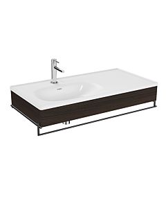 VitrA Equal vanity unit set 64089 102.5x52cm, with asymmetrical vanity unit, white VC, with elm wood panel