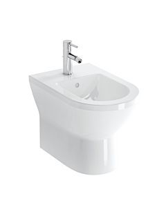VitrA Integra Stand-Bidet 7039L003-0290 35.5x54cm, overflow/tap hole in the center, with side holes, white