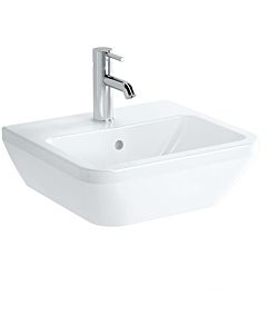 VitrA Integra Handwaschbecken 7047L003-0001 45x40cm, weiß, mit Überlauf/Hahnloch mittig