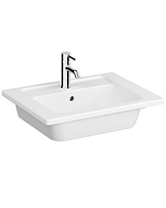 VitrA Integra vanity unit 7055B003-0001 60 x 46.5 cm, white, overflow/tap hole in the center
