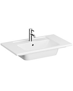 Vitra Integra washbasin 7056B003-0001 80 x 46.5 cm, white, overflow / tap hole in the middle