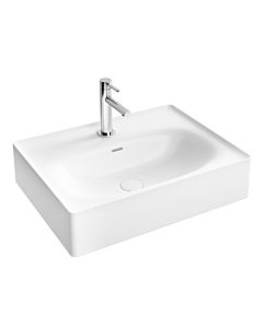 Lavabo VitrA Equal 7241B403-0001 60 x 45 cm, avec trou de robinetterie central et trop-plein, blanc