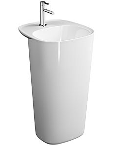 Vitra plural vasque 7814B403-0041 48,5 x 52,5 x 85 cm, blanc haute brillance, au sol / sur pied, sans trop-plein, trou pour robinet 2000