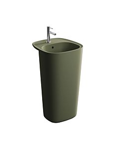 Vitra monobloc match0 plural 7814B475-0001 48,5 x 52,5 x 85 cm, mousse mate, sur pied / à poser, avec trop-plein, trou pour robinet 2000