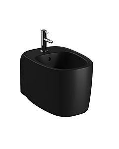 Vitra plural wall Bidet 7831B483-0288 36x54.5cm, trop-plein, 2000 , noir mat, VC