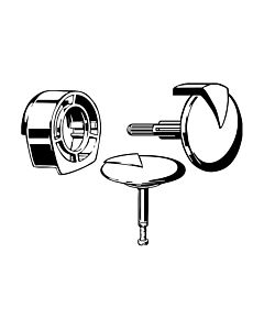 VitrA Multiplex Trio Ab-/Überlaufgarnitur G306847 Ausstattungsset, verchromt