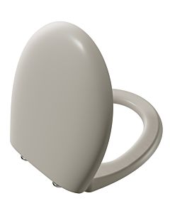 VitrA Memoria black, toilet seat 106-420R009 with soft-close mechanism, removable, taupe matt