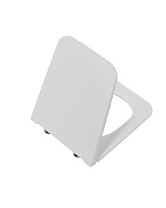 VitrA Equal toilet seat 119-003-001 39.4x47.3cm, stainless steel hinges, white, without soft-close mechanism