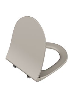 VitrA Slim Sento toilet seat 120-420R009 36.5x45cm, with soft-close mechanism and quick-release fastener, taupe matt