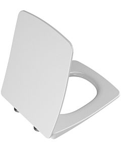 Abattant de toilettes VitrA Metropole 122-003R409 avec mécanisme de fermeture amortie et fixation rapide, en duroplast, charnières en acier inoxydable, blanc