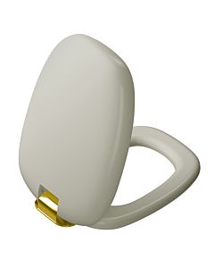 Vitra Plural WC -Seat 126-420-019 36,4x47,6x5cm, with soft-close mechanism, quick release, taupe matt/gold