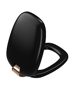 Vitra Plural WC -Seat 126-483-029 36,4x47,6x5cm, with soft-close mechanism, quick release, matt black/copper