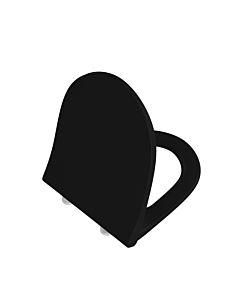 VitrA Sento Slim Wrap WC-Sitz 130-483R009 36,8x45,2cm, mit Absenkautomatik und Schnellverschluss, schwarz matt