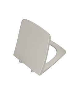 Abattant de toilette VitrA Metropole Slim Wrap 132-420R009 avec mécanisme de fermeture amortie et fixation rapide, amovible, taupe mat