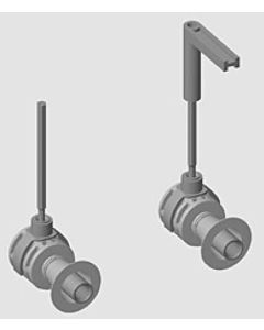 Kit de montage VitrA 316566YP1TE pour WC suspendus 5173, 5176, 7743