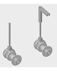 VitrA mounting set 316567YP1TE for 7042, for wall-hung toilets