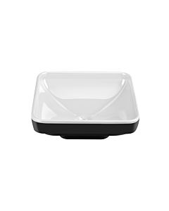 VitrA Water Jewels washbasin 4441B091-2000 36x36/38.5x38.5cm, without overflow/tap hole, pearly white/black